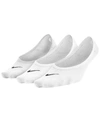 Nike Women's Everyday Lightweight Training Footie Socks (3 Pairs) In White