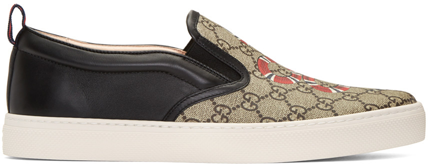 gucci kingsnake slip on