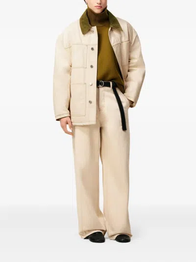 Ami Alexandre Mattiussi Ami Paris 'worker' Jacket In White