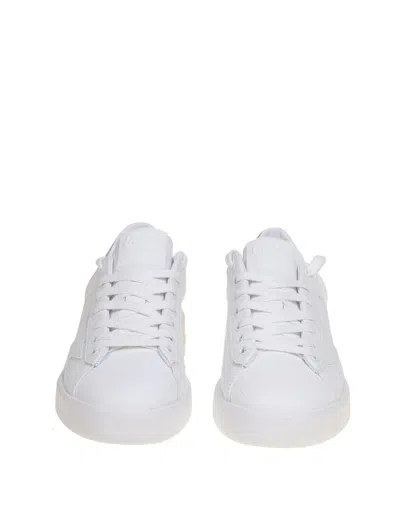 Golden Goose Leather Sneakers In White