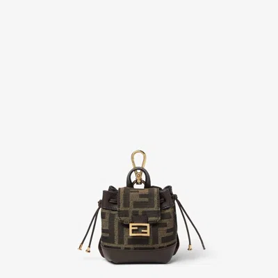 Fendi Nano Backpack Charm In Brown