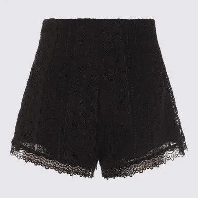 Charo Ruiz Black Cotton Blend Shorts In Black