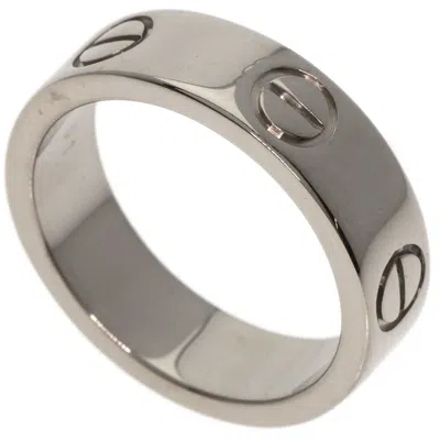 Pre-owned Cartier White Gold White Gold (18k) Band Ring ()