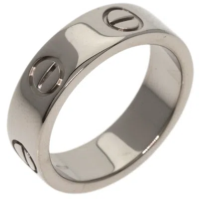 Pre-owned Cartier White Gold White Gold (18k) Band Ring ()