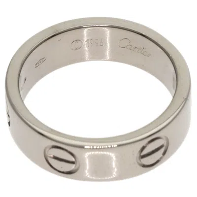 Pre-owned Cartier White Gold White Gold (18k) Band Ring ()