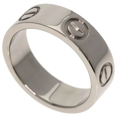 Pre-owned Cartier White Gold White Gold (18k) Band Ring ()