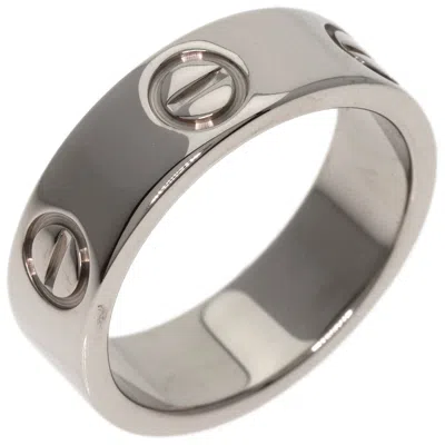 Pre-owned Cartier White Gold White Gold (18k) Band Ring ()