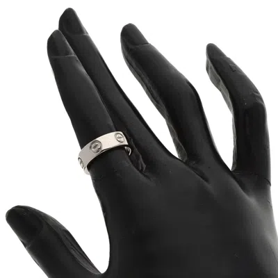 Pre-owned Cartier White Gold White Gold (18k) Band Ring ()