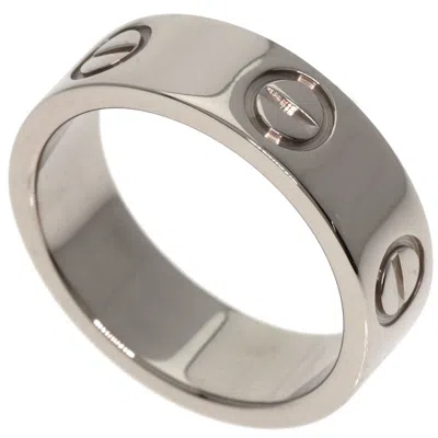 Pre-owned Cartier White Gold White Gold (18k) Band Ring ()