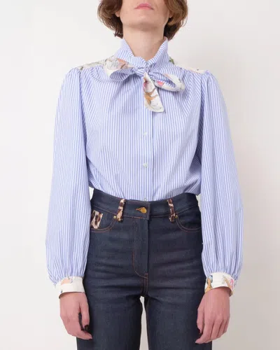 La Prestic Ouiston Francoise Top In Blue