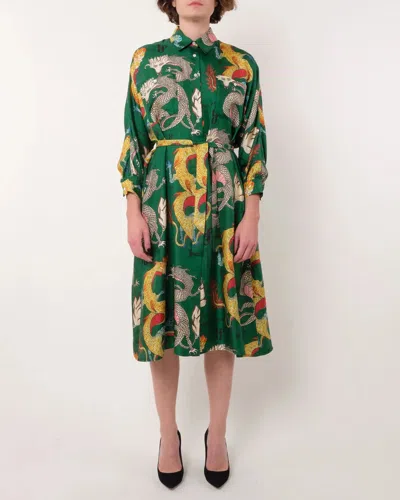 La Prestic Ouiston Pretty Mom Dress In Green