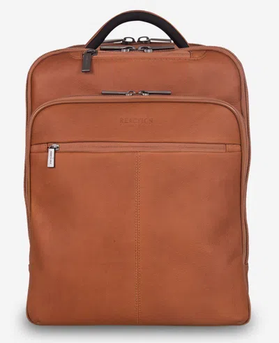 Kenneth Cole Colombian Leather Backpack In Brown