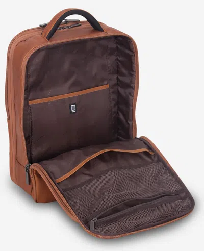 Kenneth Cole Colombian Leather Backpack In Brown