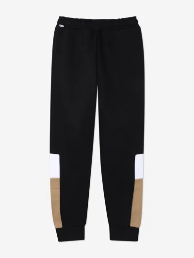 Hugo Boss Boss Boys Logo Print Joggers In Black