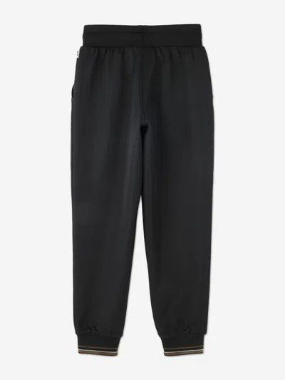 Hugo Boss Boss Boys Logo Print Joggers In Black