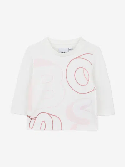 Hugo Boss Boss Baby Girls 3 Piece Tracksuit Set In Pink