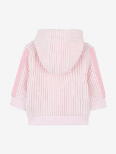 Hugo Boss Boss Baby Girls Logo Tracksuit In Pink