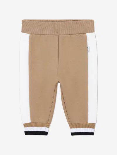 Hugo Boss Boss Baby Boys 3 Piece Tracksuit Set In Brown