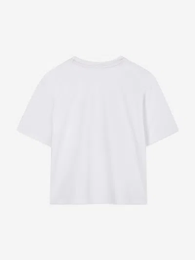 Marc Jacobs Girls Lipstick Logo T-shirt In White