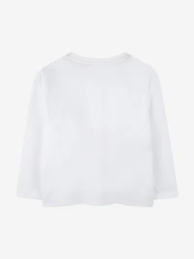 Marc Jacobs Girls Long Sleeve Bag Print T-shirt In White