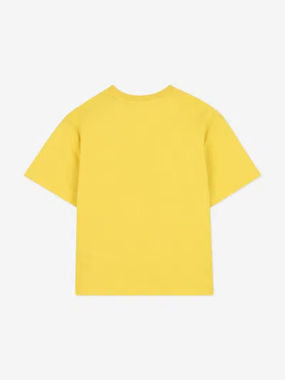 Marc Jacobs Boys Belt Bag Print T-shirt In Yellow