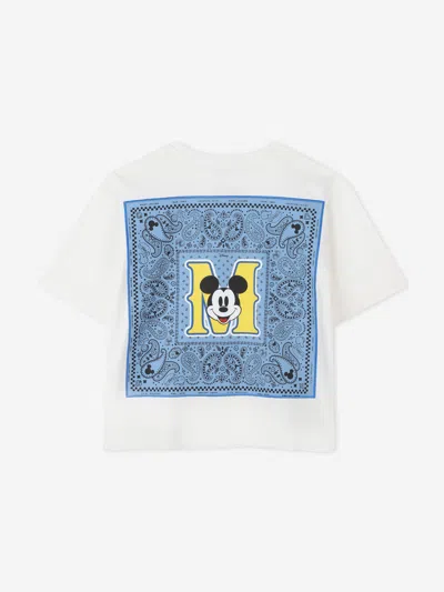 Marc Jacobs Boys Mickey Mouse T-shirt In White