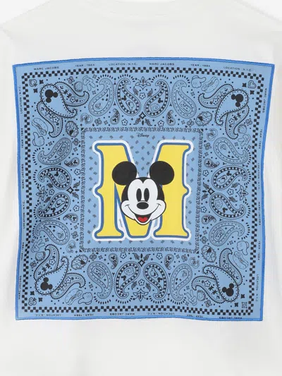 Marc Jacobs Boys Mickey Mouse T-shirt In White