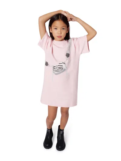 Marc Jacobs Girls Snapshot Bag Print T-shirt In Pink
