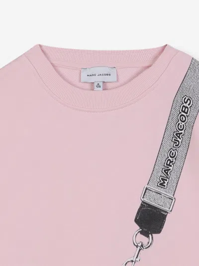 Marc Jacobs Girls Snapshot Bag Print T-shirt In Pink