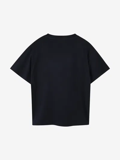 Kenzo Boys Elephant Print T-shirt In Black