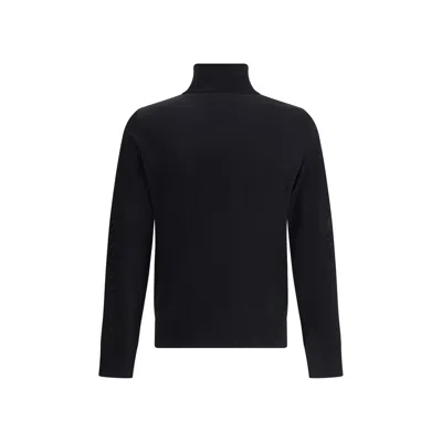 Dsquared2 Virgin Wool Turtleneck Sweater In Black