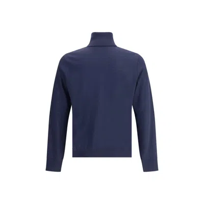 Dsquared2 Virgin Wool Turtleneck Sweater In Blue