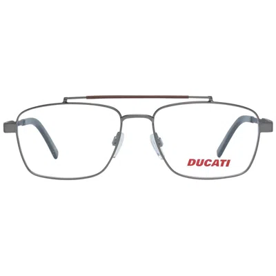 Ducati Gray Metal Glasses Men's (frames) In Silver
