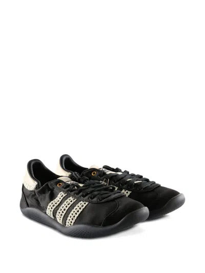 Adidas Originals X Wales Bonner Karintha Lo Satin Sneakers In Black