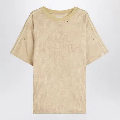 Adidas Statement T Shirt Song For The Mute Adi006 In Yellow