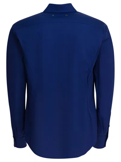 Altum Logo-embroidered Buttoned Shirt In Blue