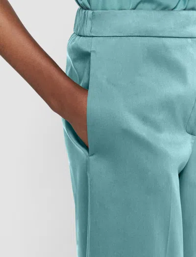 Joseph Temple Light Gabardine Stretch Trousers In Blue