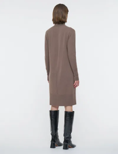 Joseph Light Pure Cashmere Dress In Brown