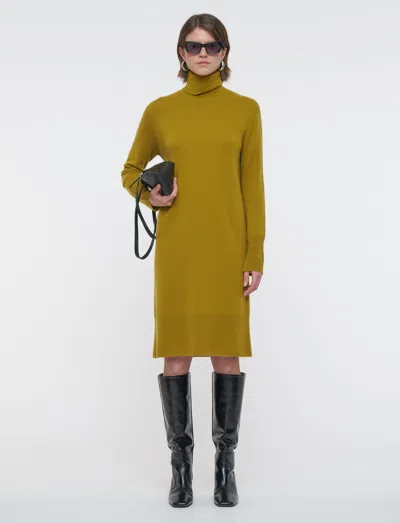 Joseph Light Pure Cashmere Dress In Green