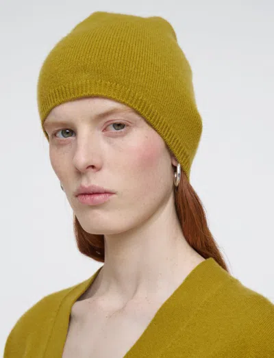 Joseph Light Pure Cashmere Hat In Green