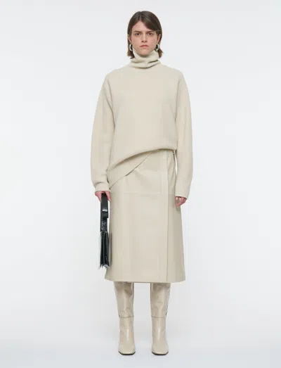 Joseph Soft Merino Wool Jumper In Neutral