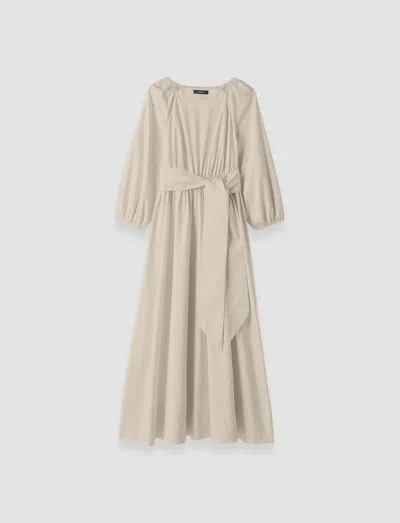 Joseph Bellan Cotton Sateen Dress In Neutral