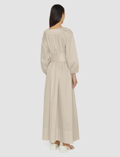 Joseph Bellan Cotton Sateen Dress In Neutral