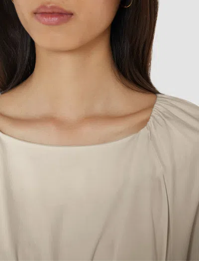 Joseph Bellan Cotton Sateen Dress In Neutral