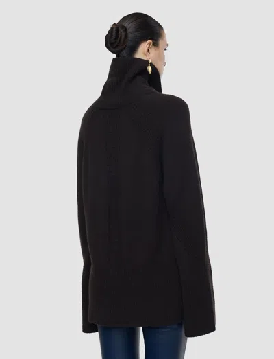 Joseph Loftus Pure Cashmere High Neck Jumper In Brown