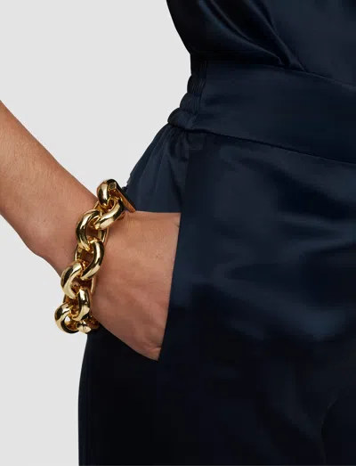 Joseph Dijon Silk Satin Trousers In Blue