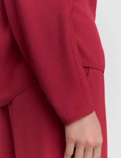 Joseph Buick Crepe Blouse In Pink