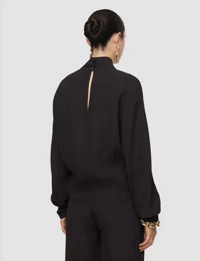 Joseph Buick Crepe Blouse In Brown