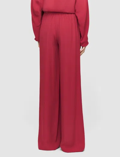 Joseph Dee Crepe Trousers In Pink