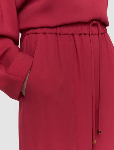 Joseph Dee Crepe Trousers In Pink